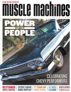 HEMMINGS MUSCLE MACHINES 2021 APR - 69 CAMARO, 63 IMPALA, 70 CHEV SS 454